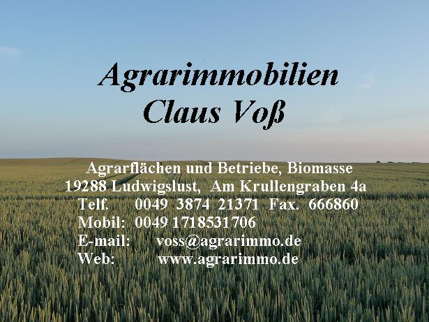 Agrarimmobilien Claus Voß in Ludwigslust