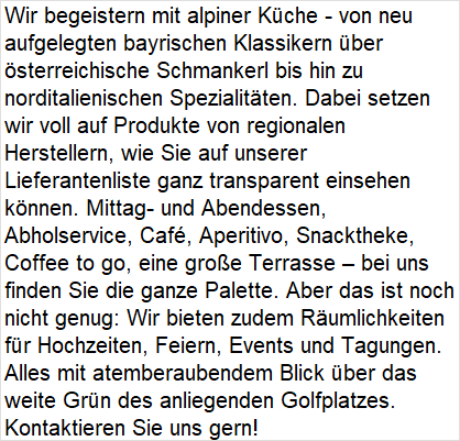 Platzhirsch Restaurant Olching in Olching