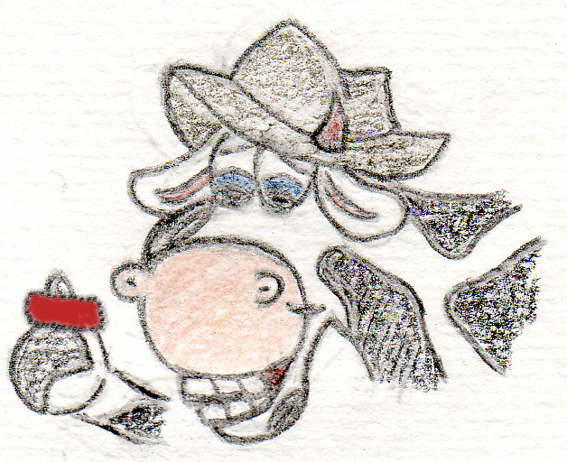 Klauenpfleger Tomas Poos in Lemwerder