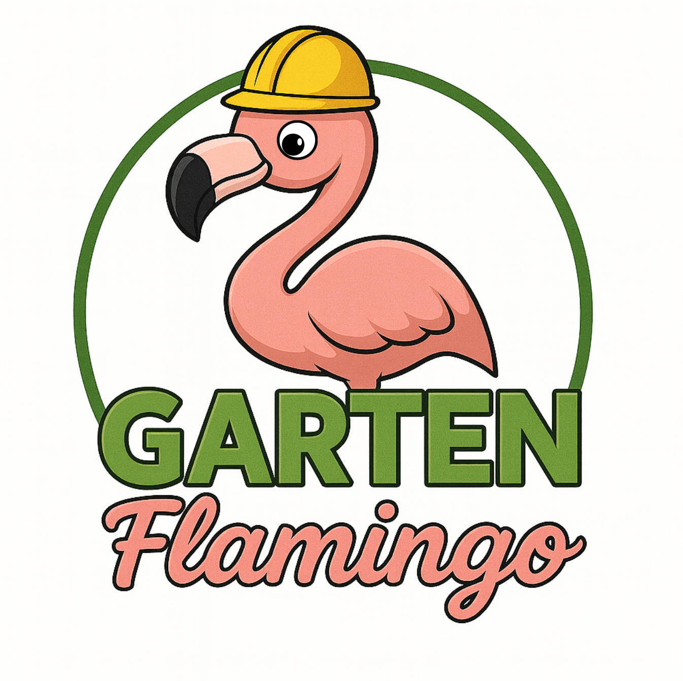 Garten Flamingo in Rattenkirchen
