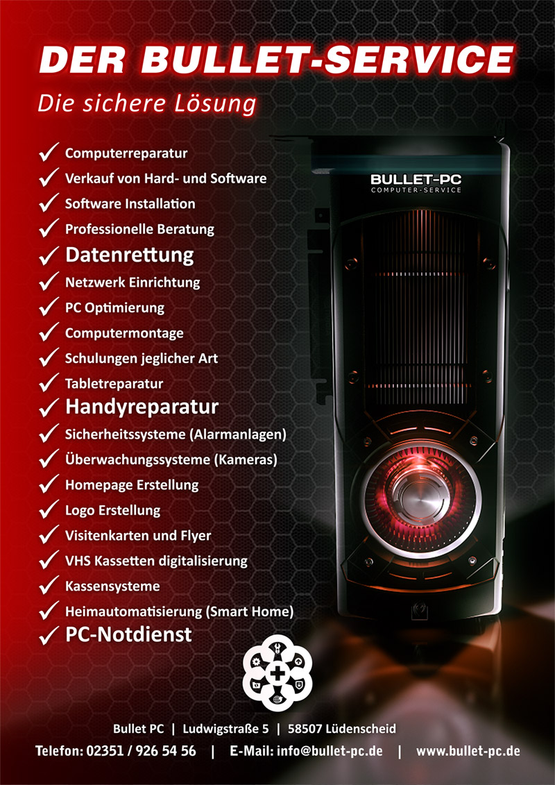 Bullet-PC Computer in Lüdenscheid